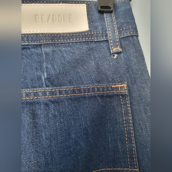 RE/DONE Utility Loose Oversized Jeans In True Rinse Size 25 Waist 30 - Picture 9 of 16